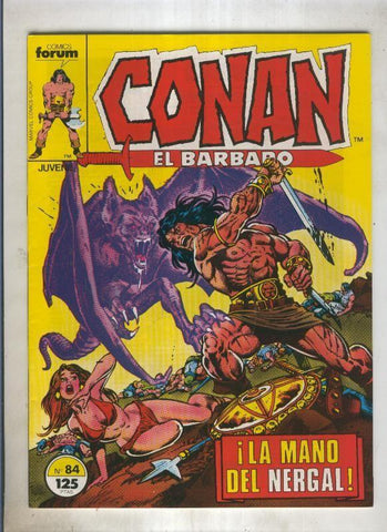 Conan el Barbaro primera edicion numero 084 (numerado 1 en trasera)