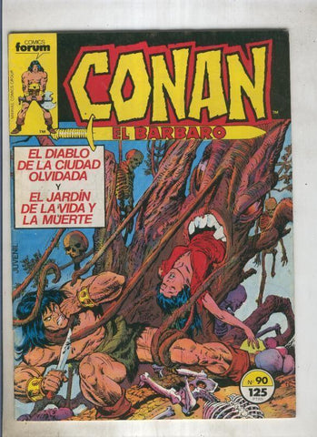 Conan el Barbaro primera edicion numero 090 (numerado 4 en trasera)