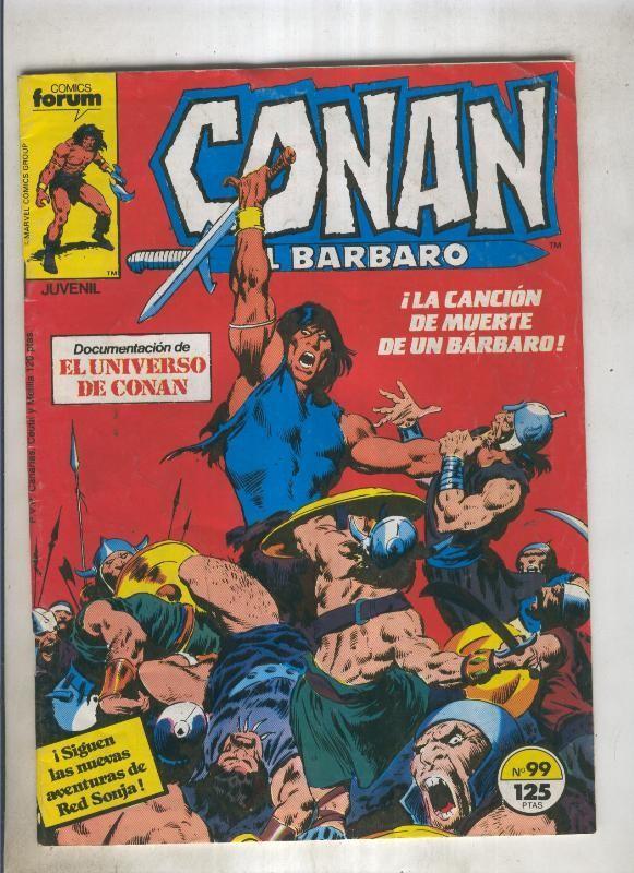 Conan el Barbaro primera edicion numero 099 (numerado 3 en trasera)