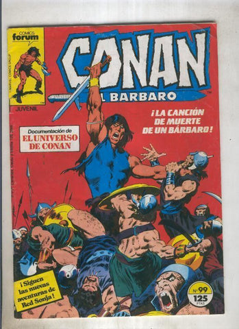 Conan el Barbaro primera edicion numero 099 (numerado 3 en trasera)