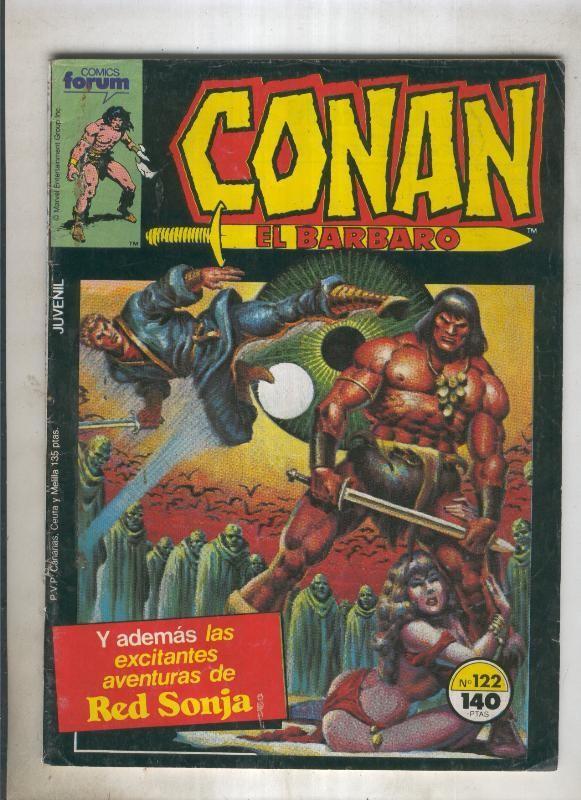 Conan el Barbaro primera edicion numero 122 (numerado 4 en trasera)