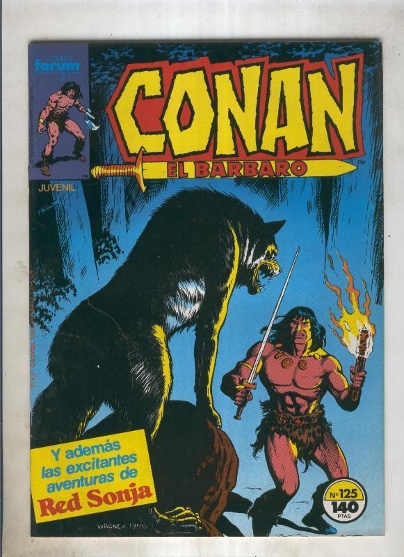 Conan el Barbaro primera edicion numero 125 (numerado 2 en trasera)
