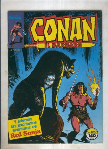 Conan el Barbaro primera edicion numero 125 (numerado 2 en trasera)