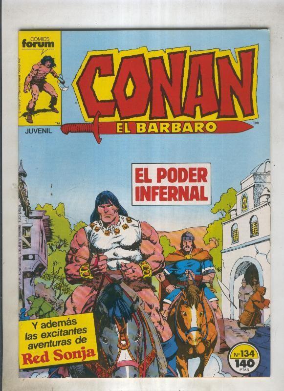 Conan el Barbaro primera edicion numero 134 (numerado 2 en trasera)