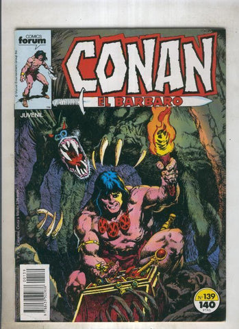 Conan el Barbaro primera edicion numero 139 (numerado 2 en trasera)