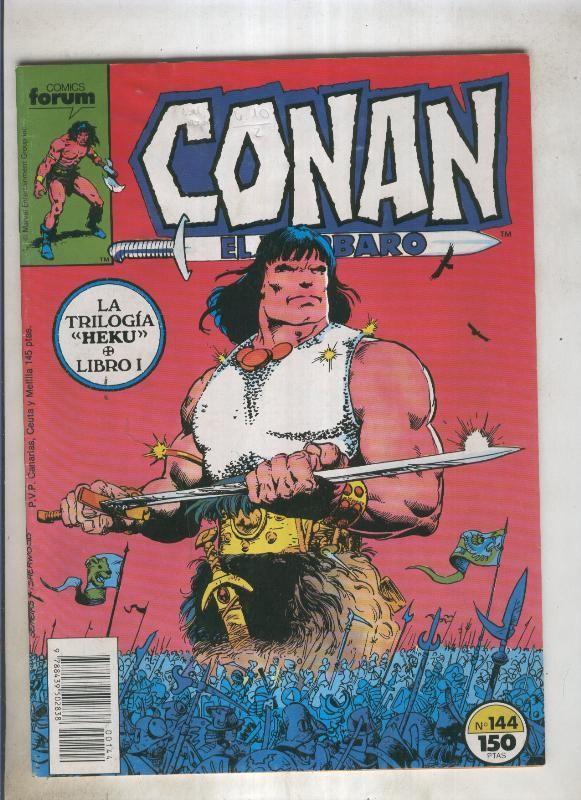 Conan el Barbaro primera edicion numero 144 (numerado 3 en trasera)
