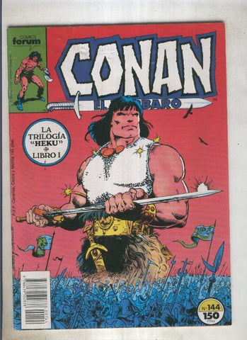 Conan el Barbaro primera edicion numero 144 (numerado 3 en trasera)