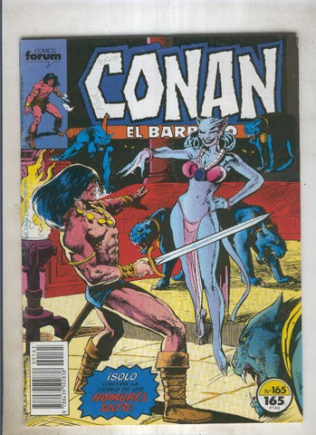 Conan el Barbaro primera edicion numero 165 (numerado 2 en trasera)