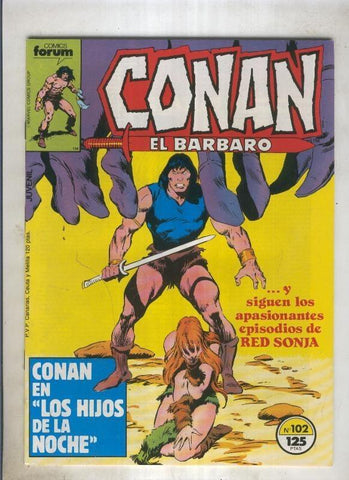 Conan el Barbaro primera edicion numero 102 (numerado 4 en trasera)