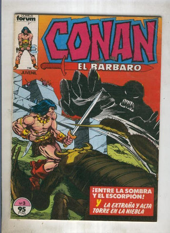 Conan el Barbaro primera edicion numero 003 (numerado 1 en trasera)