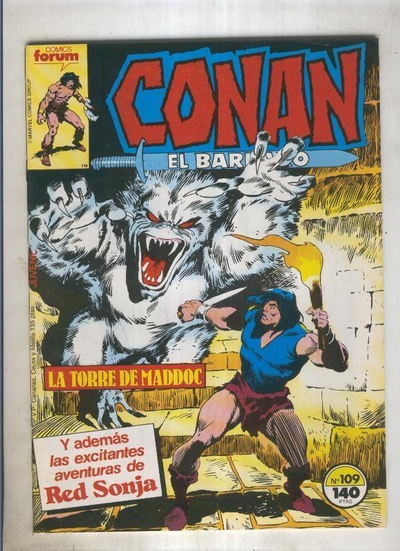 Conan el Barbaro primera edicion numero 109 (numerado 4 en trasera)
