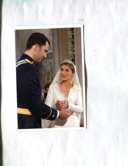 Foto numerada 13 de la boda del Principe Felipe realizada por la revista Pronto