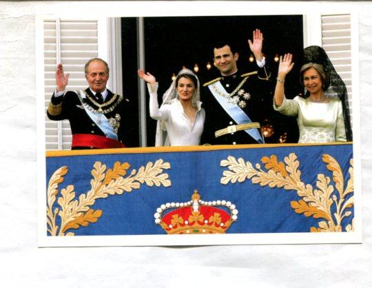 Foto numerada 16 de la boda del Principe Felipe realizada por la revista Pronto