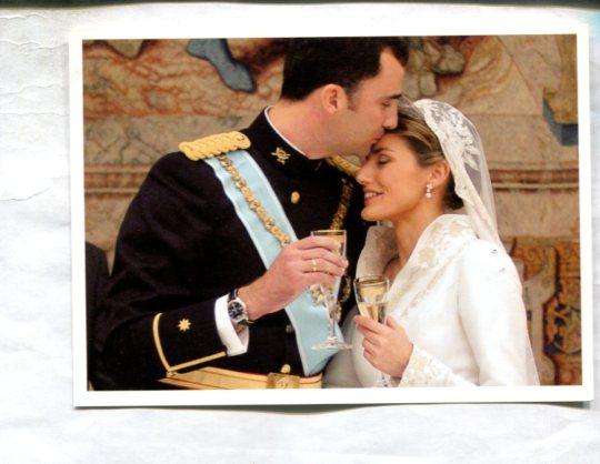Foto numerada 25 de la boda del Principe Felipe realizada por la revista Pronto