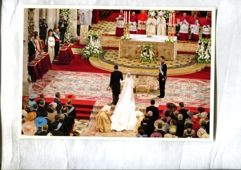 Foto numerada 11 de la boda del Principe Felipe realizada por la revista Pronto