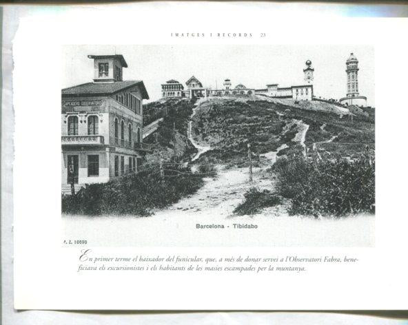 El Tibidabo de Barcelona: imagtes i records, paginadas 24 y 25