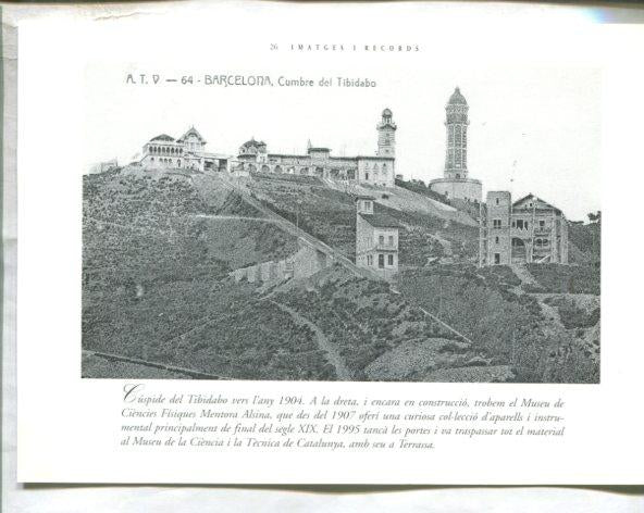 El Tibidabo de Barcelona: imagtes i records, paginadas 26 y 27