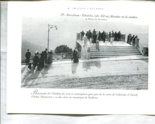 El Tibidabo de Barcelona: imagtes i records, paginadas 35 y 36