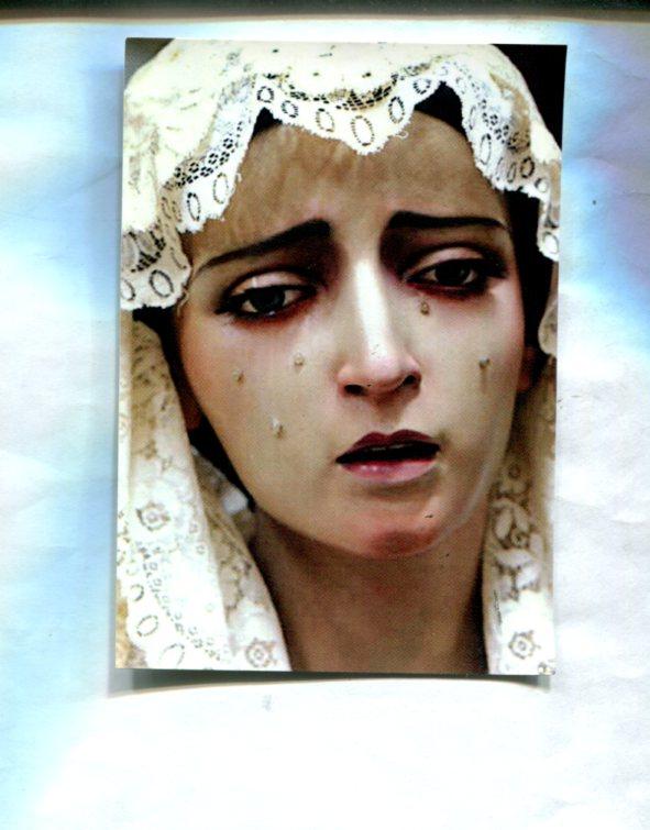 Estampa: Maria Santisima de la Aurora (iglesia Ntra Sra del Carmen-Cadiz)