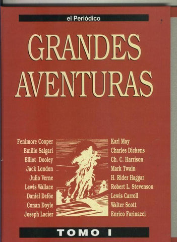 Grandes Aventuras tomo primero, tapas para encuadernarlo