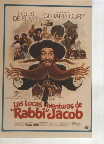 Foto cine 260: Las locas aventuras de Rabbi Jacob (Louis de Funes)