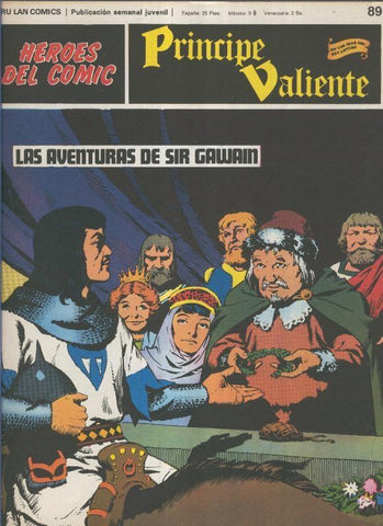 El Principe Valiente Numero 89: Las aventuras de Sir Gawain (numerado 01 en trasera)