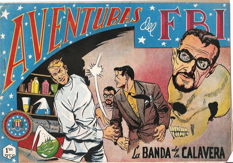 Aventuras del FBI original numero 117: La banda de la calavera (numerado 2 en trasera)