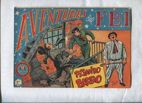 Aventuras del FBI original numero 128: Pisando barro (numerado 1 en trasera)