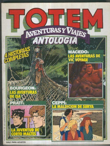 Totem aventuras y viajes, antologia: coleccion de 4 numeros en un 