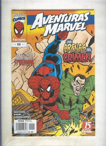 Aventuras Marvel numero 11: Spiderman