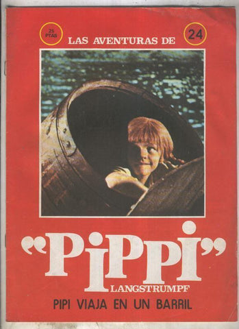 Las aventuras de Pippi Langstgrumpf numero 24: Pippi viaje en un barril