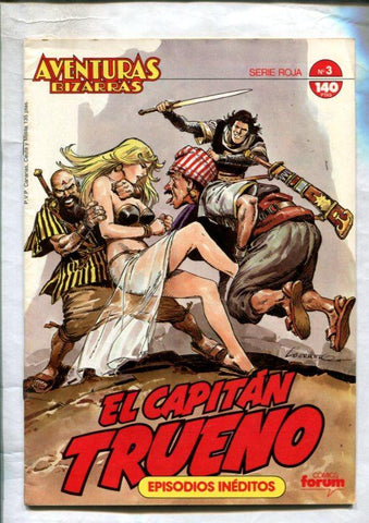 Revista Aventuras Bizarras: El Capitan Trueno numero 03