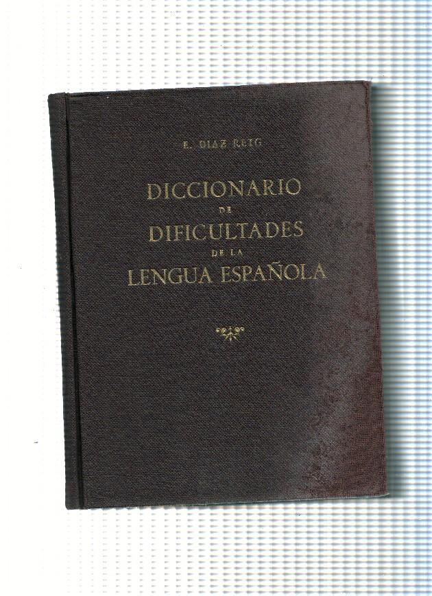 Diccionario de dificultades de la Lengua española