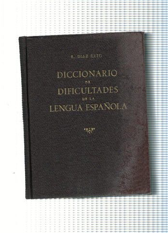 Diccionario de dificultades de la Lengua española