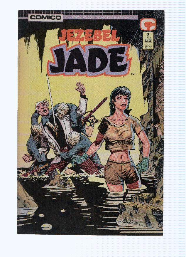 JEZEBEL JADE, Volumen 01, Numero 02 de 03:  Into the Maze (Comico 1988)