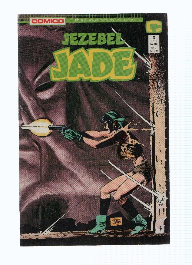 JEZEBEL JADE, Volumen 01, Numero 03 de 03:  The SPeech Bones (Comico 1988)