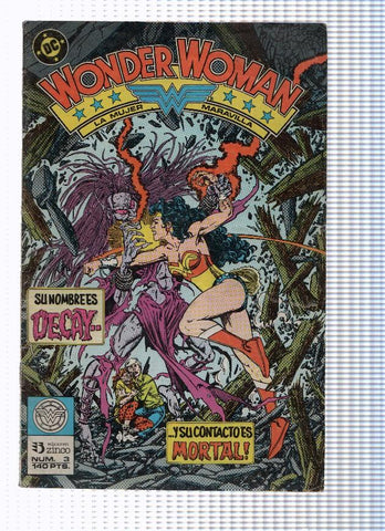 WONDER WOMAN, Volumen 01, Numero 03: Un Largo Viaje Hacia el Terror (Zinco 1988)