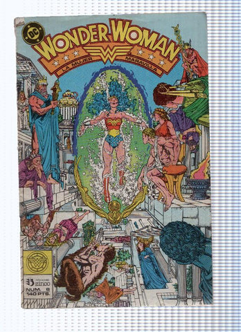 WONDER WOMAN, Volumen 01, Numero 06: Paisajes en el Tiempo (Zinco 1988)