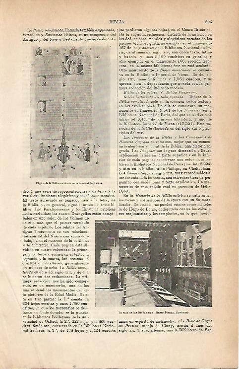 LAMINA ESPASA 22229: Sala de las Biblias en el Museo Plantin de Amberes