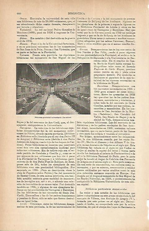LAMINA ESPASA 22237: Biblioteca de la Universidad de Barcelona