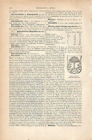 LAMINA ESPASA 22248: Escudo de Bigues Barcelona
