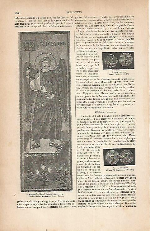 LAMINA ESPASA 22289: Arcangel San Miguel en Ravena