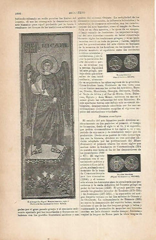 LAMINA ESPASA 22289: Arcangel San Miguel en Ravena