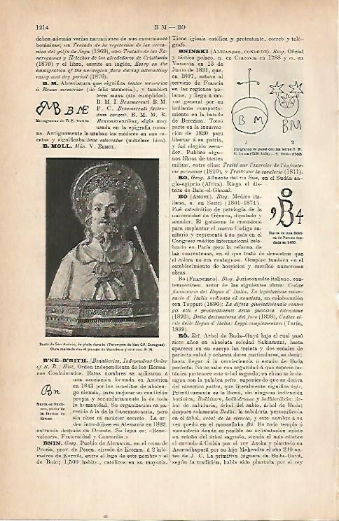 LAMINA ESPASA 22322: Busto de San Andres
