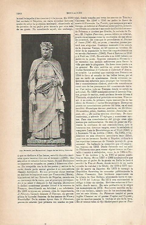 LAMINA ESPASA 22325: Juan Boccaccio por Fantacchiotti