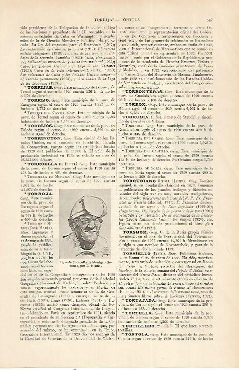 LAMINA ESPASA 22404: Tipo de Torroella de Montgri por L. Brunet