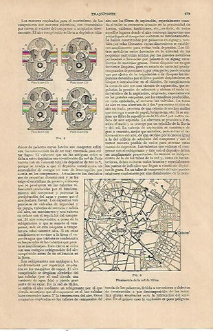 LAMINA ESPASA 22408: Planimetria de la red de Milan