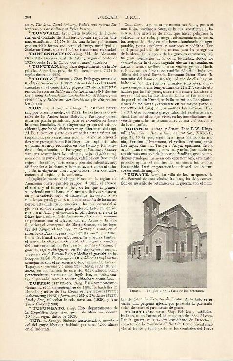 LAMINA ESPASA 22417: Iglesia de la Casa de los Veteranos en Turate Italia