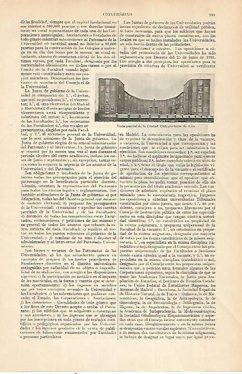 LAMINA ESPASA 22429: Ciudad Universitaria de Lila