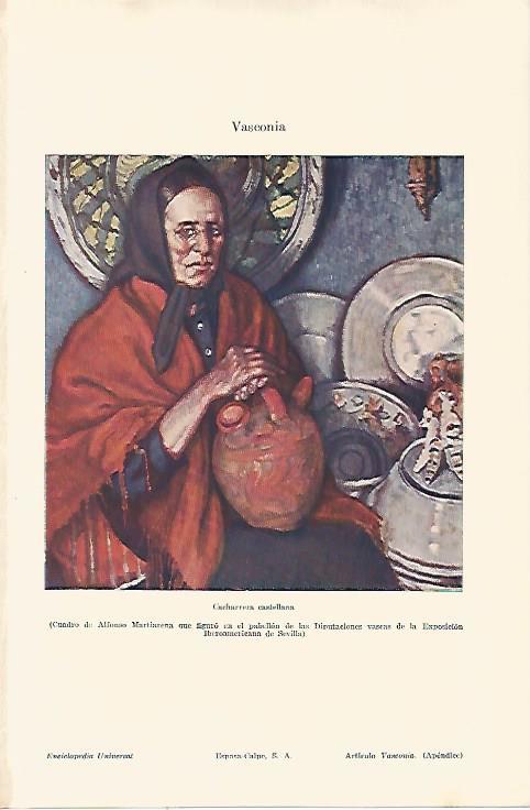 LAMINA ESPASA 22444: Cacharrera castellana por Alfonso Martiarena